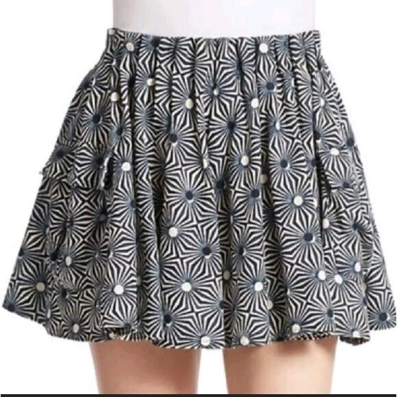 Free People So Much Sun Skirt Abstract Print Size Small Cargo Pockets - Picture 1 of 11